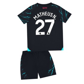 Manchester City Matheus Nunes #27 3rd Trikot 2023-24 Kurzarm (+ kurze hosen)